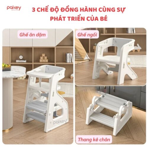 Ghế ăn dặm đa năng Pakey C004