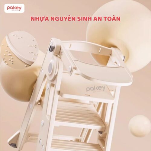 Ghế ăn dặm kiêm thang đứng bếp cho bé Pakey C003 21 Ghế tự lập 2in1 kiêm ghế ăn dặm Pakey C003