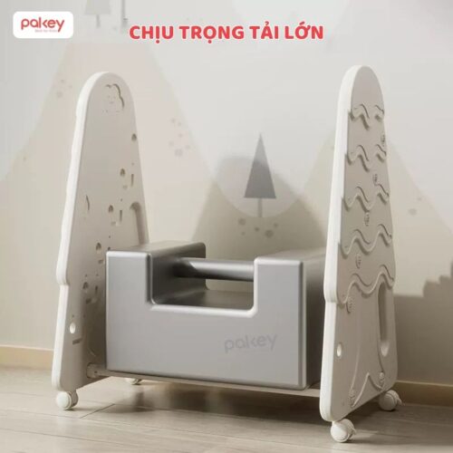 Giá sách cho bé hình cây thông Pakey GS04 28 Giá sách cho bé họa tiết cây thông Pakey GS04