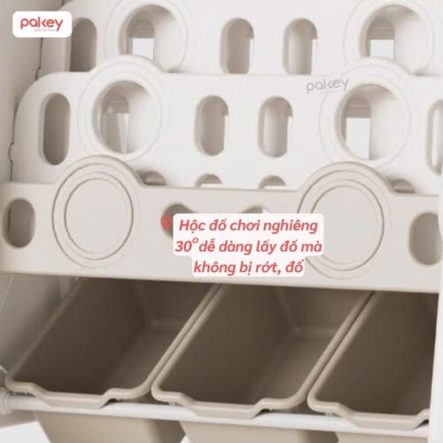 Giá sách cho bé hình cây thông Pakey GS04 23 Giá sách cho bé họa tiết cây thông Pakey GS04