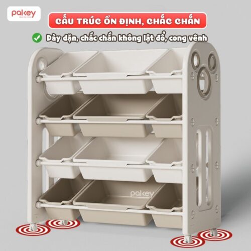 Kệ để đồ đa năng cho bé Mickey Pakey E004 17 Kệ để đồ đa năng cho bé Mickey Pakey E004