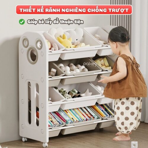 Kệ để đồ đa năng cho bé Mickey Pakey E004 19 Kệ để đồ đa năng cho bé Mickey Pakey E004