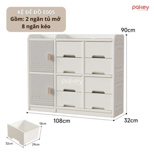Tủ kệ để đồ đa năng Pakey