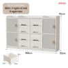 Tủ kệ để đồ đa năng Pakey E005-E006 34 Tủ kệ để đồ đa năng Pakey