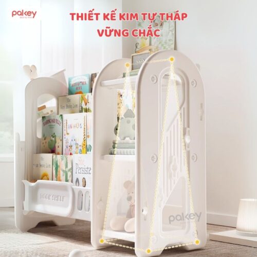 Kệ sách đa năng cho bé Pakey GS06-07-08 30 Kệ sách đa năng kiêm kệ đựng đồ cho bé