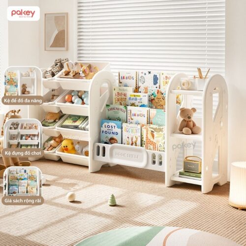 Kệ sách đa năng cho bé Pakey GS08