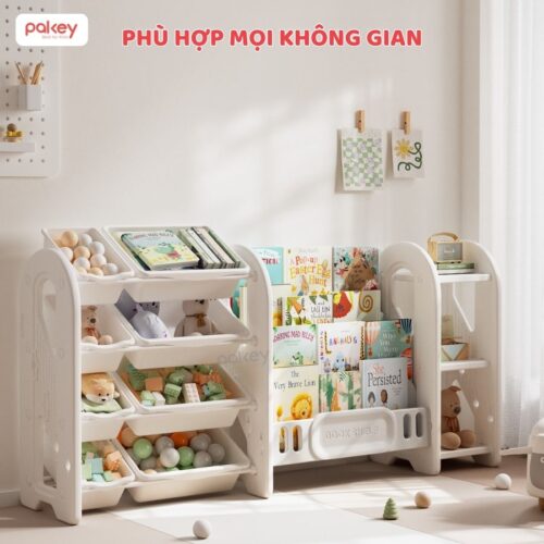 Kệ sách đa năng cho bé Pakey GS06-07-08 24 Kệ sách đa năng kiêm kệ đựng đồ cho bé