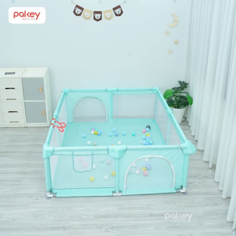 Quây cũi vải khung inox