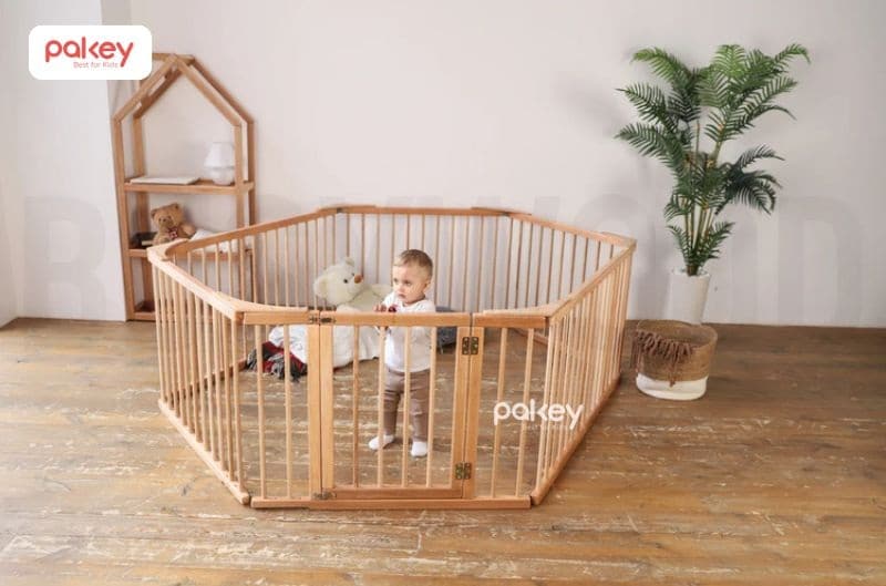 10+ mẫu quây cũi gỗ cho bé đáng mua nhất 2025 21 Quây cũi gỗ cho bé