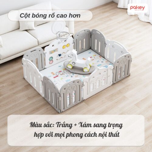 Quây cũi liên hoàn Pakey Vương Miện