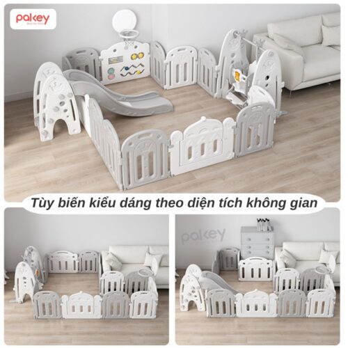 Quây cũi liên hoàn Pakey Vương Miện
