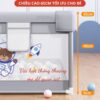 Quây cũi vải cho bé Pakey K1 - màu ghi 20 quây cũi vải cho bé Pakey K1 màu ghi
