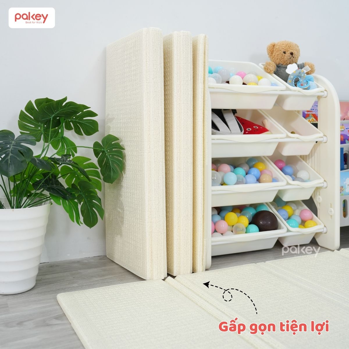 Thảm xốp XPE gấp gọn dày 2cm Pakey TH5, TH10 45 Thảm xốp XPE gấp gọn Pakey dày 2cm
