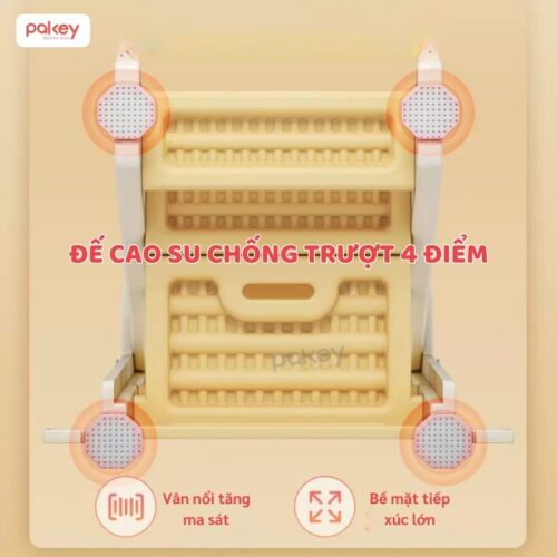 Thang tự lập đa năng cho bé Pakey C002 27 Thang kê chân tăng chiều cao cho bé - Pakey C002