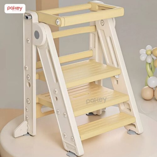 Thang tự lập đa năng cho bé Pakey C002 19 Thang kê chân tăng chiều cao cho bé - Pakey C002
