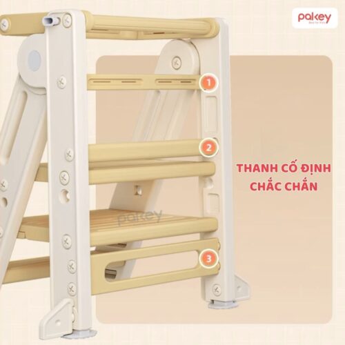 Thang tự lập đa năng cho bé Pakey C002 30 Thang kê chân tăng chiều cao cho bé - Pakey C002
