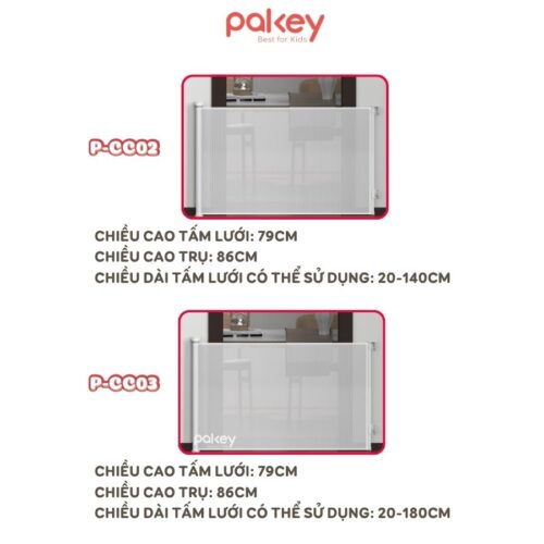 Thanh chắn cửa - cầu thang dạng cuộn Pakey P-CC02,CC03 24 Thanh chắn cửa, cầu thang dạng cuộn Pakey P-CC02,CC03