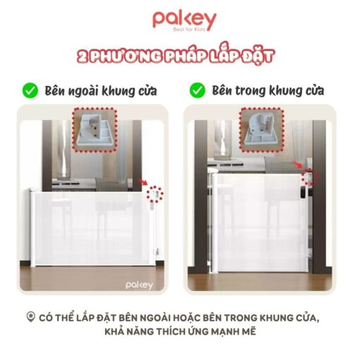 Thanh chắn cửa - cầu thang dạng cuộn Pakey P-CC02,CC03 18 Thanh chắn cửa, cầu thang dạng cuộn Pakey P-CC02,CC03