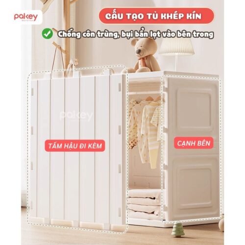 Tủ nhựa đựng đồ mini Pakey E007-E008 29 Tủ nhựa đựng đồ mini Pakey E007-E008