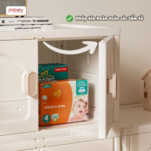 Tủ nhựa đựng đồ mini Pakey E007-E008 26 Tủ nhựa đựng đồ mini Pakey E007-E008