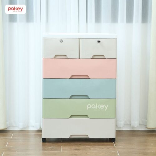 Tủ nhựa 4/5/6 tầng Pakey SK001 10 tủ nhựa đựng đồ, ngăn kéo, nhiều màu sắc Pakey SK001