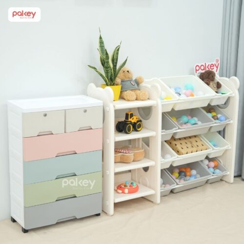 Tủ nhựa 4/5/6 tầng Pakey SK001 11 tủ nhựa đựng đồ, ngăn kéo, nhiều màu sắc Pakey SK001