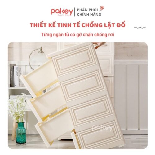 Tủ nhựa 4/5/6 tầng Pakey SK001 20 tủ nhựa đựng đồ, ngăn kéo, nhiều màu sắc Pakey SK001