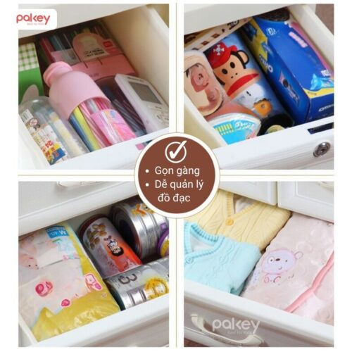 Tủ nhựa 4/5/6 tầng Pakey SK001 17 tủ nhựa đựng đồ, ngăn kéo, nhiều màu sắc Pakey SK001