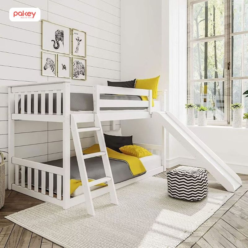 30+ mẫu giường tầng có cầu trượt cho bé thích mê 60 Giường tầng có cầu trượt cho bé trai