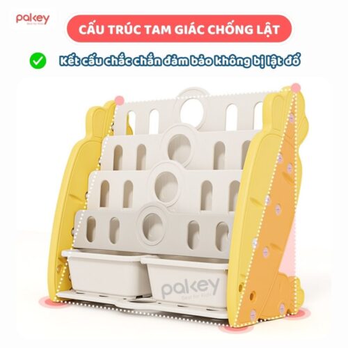 Kệ sách cho bé Pakey Cà Rốt 14 Kệ sách cho bé Pakey Cà Rốt