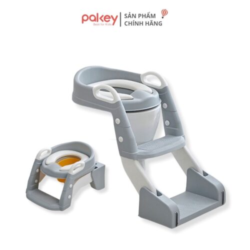 Nắp thu nhỏ bồn cầu kèm thang kê chân Pakey P-PC04