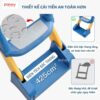 Nắp bồn cầu kèm thang kê chân cho bé Pakey P-PC04 27 Nắp thu nhỏ bồn cầu kèm thang kê chân Pakey P-PC04