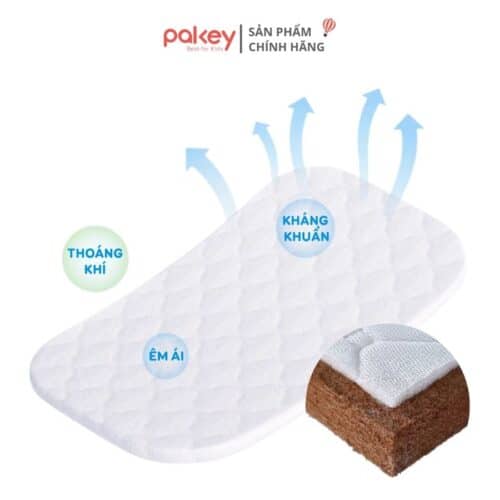 Nêm xơ dừa Pakey dày 5cm