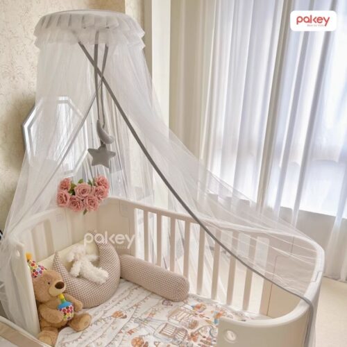 Nôi cũi nhựa Pakey kèm nệm xơ dừa 40 Nôi cũi nhựa Pakey