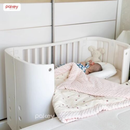 Nôi cũi nhựa Pakey kèm nệm xơ dừa 37 Nôi cũi nhựa Pakey