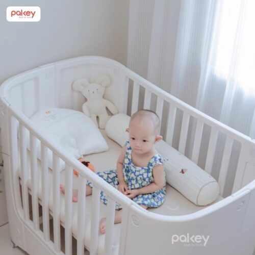 Nôi cũi nhựa Pakey kèm nệm xơ dừa 36 Nôi cũi nhựa Pakey