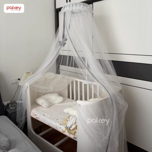 Nôi cũi nhựa Pakey kèm nệm xơ dừa 35 Nôi cũi nhựa Pakey