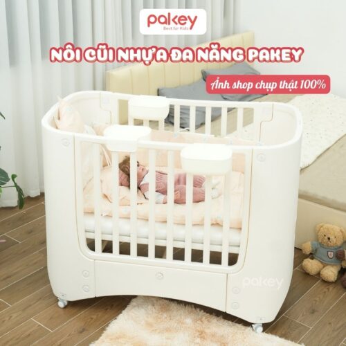 Nôi cũi nhựa Pakey