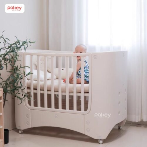 Nôi cũi nhựa Pakey kèm nệm xơ dừa 41 Nôi cũi nhựa Pakey