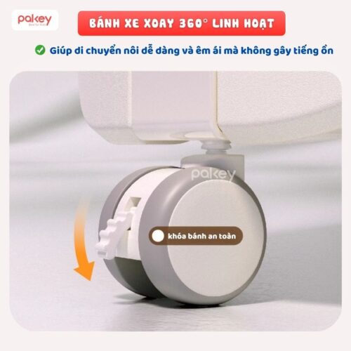 Nôi cũi nhựa Pakey kèm nệm xơ dừa 26 Nôi cũi nhựa Pakey