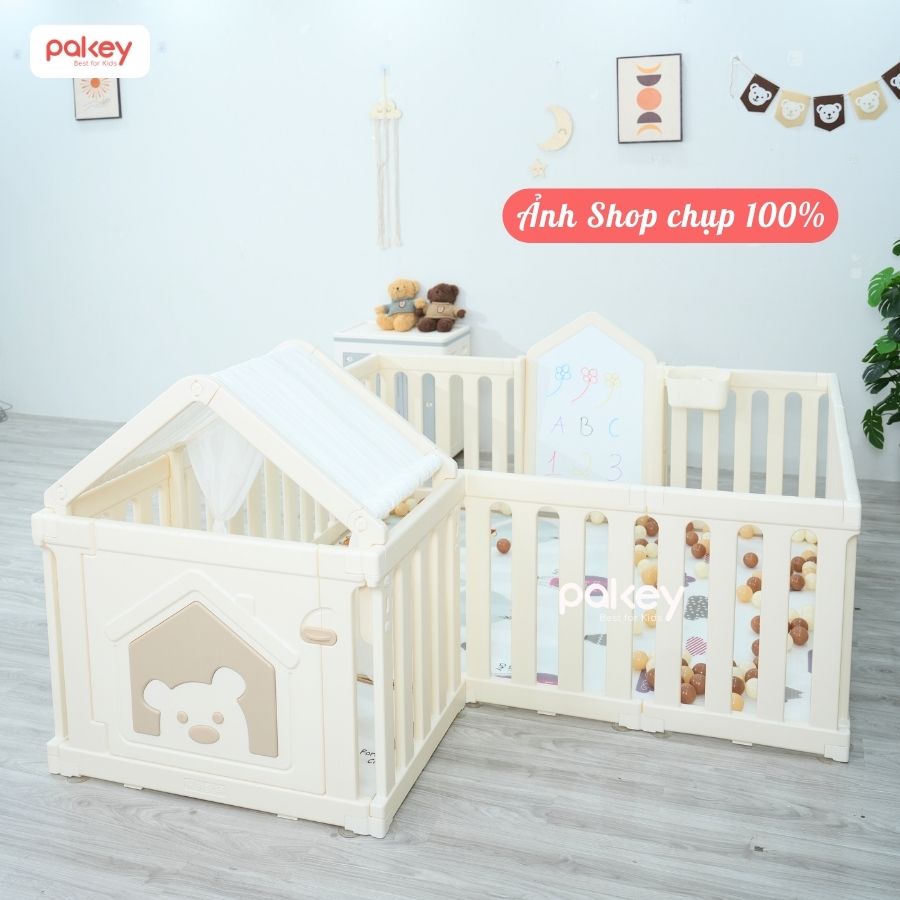 Quây cũi nhựa Pakey White House P-WH02
