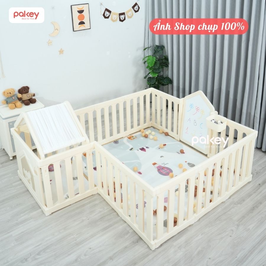 Quây cũi nhựa Pakey White House P-WH02