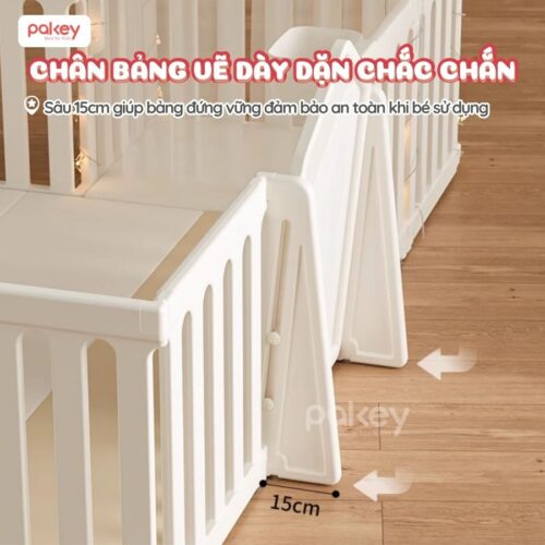 Quây cũi nhựa Pakey White House P-WH02