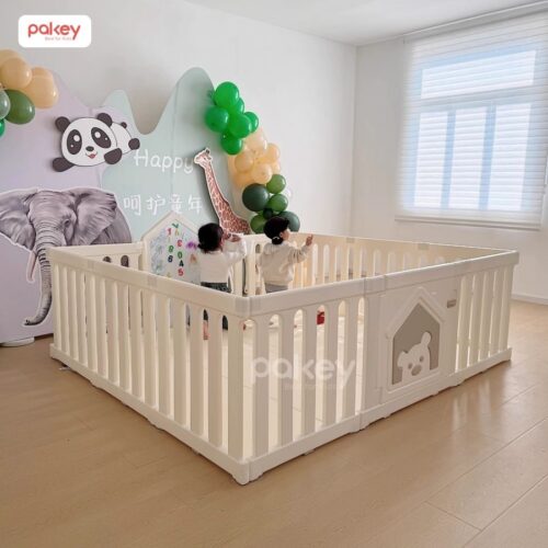 Quây cũi nhựa Pakey White House P-WH02