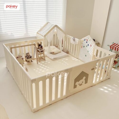 Quây cũi nhựa Pakey White House P-WH02