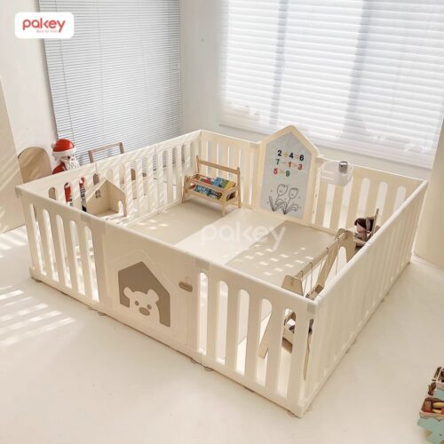 Quây cũi nhựa Pakey White House P-WH02