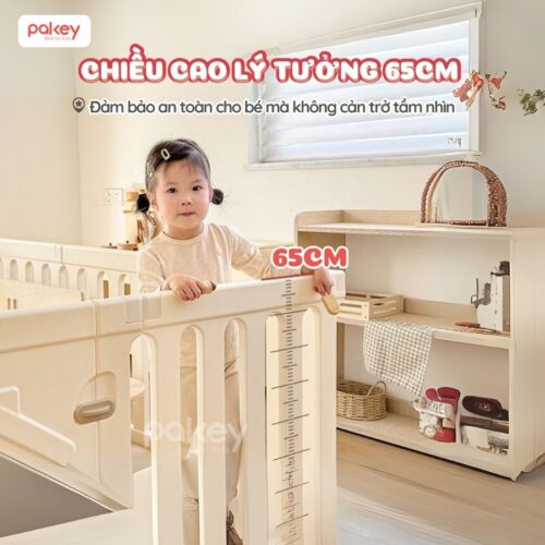 Quây cũi nhựa Pakey White House P-WH02
