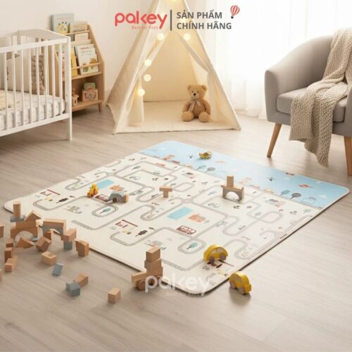 Thảm xốp XPE 2 mặt Pakey dày 1cm