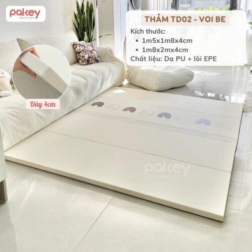 Thảm da PU dày 4cm Pakey TD01-TD02 38 Thảm da PU dày 4cm Pakey TD01-TD02
