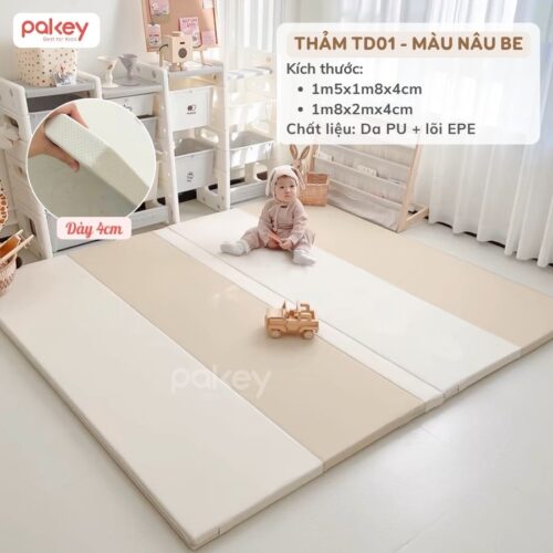 Thảm da PU dày 4cm Pakey TD01-TD02 40 Thảm da PU dày 4cm Pakey TD01-TD02